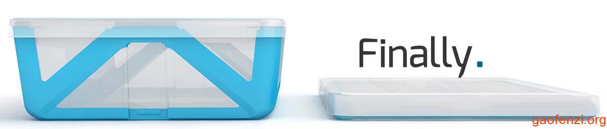 可折叠食品塑料包装盒FoldFlat