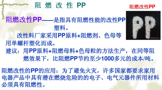 阻燃聚丙烯PP塑料